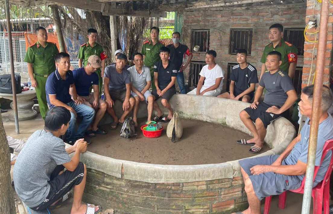 Công an huyện An Dương: Bắt giữ nhóm đối tượng đá gà ăn tiền